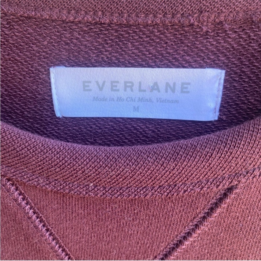 Everlane Teddy Oversized Crew Sweatshirt - Picture 2 of 4